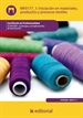 Portada del libro Iniciación en materiales, productos y procesos textiles. tcpf0309 - cortinaje y complementos de decoración