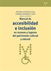 Portada del libro Manual de accesibilidad e inclusión en museos y lugares del patrimonio cultural y natural