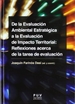 Portada del libro De la Evaluación Ambiental Estratégica a la Evaluación de Impacto Territorial: Reflexiones acerca de la tarea de evaluación