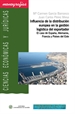 Portada del libro Influencia de la distribución europea en la gestión logística del exportador