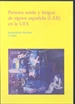 Portada del libro Persona sorda y lengua de signos española (LSE) en la UEX