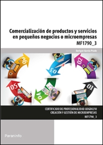 Portada del libro Comercialización de productos y servicios en pequeños negocios o microempresas