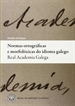 Portada del libro Normas ortograficas e morfoloxicas do idioma galego