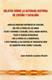 Portada del libro Relatos sobre la alterada historia de España y Cataluña