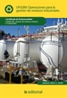 Portada del libro Operaciones para la gestión de residuos industriales