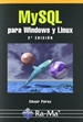 Portada del libro MySQL para Windows y Linux. 2ª Edición.