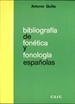 Portada del libro Bibliografía de fonética y fonología españolas