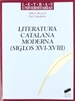 Portada del libro Literatura catalana moderna. Siglos XVI-XVII