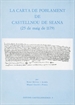 Portada del libro La Carta de Poblament de Castellnou de Seana (25 de maig de 1179)
