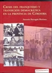 Portada del libro Crisis del franquismo y transición democrática en la provincia de Córdoba