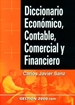 Portada del libro Diccionario económico, contable, comercial y financiero
