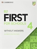 Portada del libro B2 First for Schools 4 Student's Book without Answers