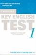 Portada del libro Cambridge Key English Test 1 Student's Book 2nd Edition