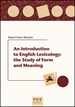 Portada del libro An Introduction to English Lexicology: the Study of Form and Meaning