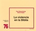 Portada del libro La violencia en la Biblia