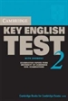 Portada del libro Cambridge Key English Test 2 Student's Book with Answers 2nd Edition