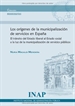 Portada del libro Los orígenes de la municipalización de servicios en España