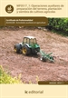 Portada del libro Operaciones auxiliares de preparación del terreno, plantación y siembra de cultivos agrícolas. AGAX0208 - Actividades auxiliares en agricultura