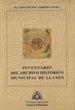 Portada del libro Inventario del Archivo Histórico municipal de Llanes