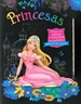 Portada del libro Princesas. Dibujos para raspar y colorear