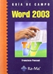 Portada del libro Guía de campo de Word 2003