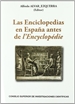 Portada del libro Las Enciclopedias en España antes de l'Encyclopédie