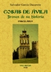 Portada del libro Cosas de Ávila. Jirones de su historia