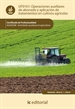 Portada del libro Operaciones auxiliares de abonado y aplicación de tratamientos en cultivos agrícolas. AGAX0208 - Actividades auxiliares en agricultura