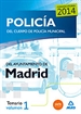 Portada del libro Policía del Cuerpo de Policía Municipal del Ayuntamiento de Madrid. Temario vol 1