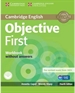 Portada del libro Objective First Workbook without Answers with Audio CD 4th Edition
