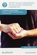 Portada del libro Usuario independiente de LSE, nivel de competencia avanzado B2.1. SSCG0112 - Promoción y participación de la comunidad sorda
