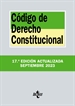 Portada del libro Código de Derecho Constitucional