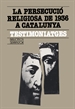 Portada del libro La persecució religiosa de 1936 a Catalunya