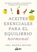 Portada del libro Aceites esenciales para el equilibrio hormonal