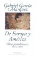 Portada del libro De Europa y América