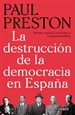 Portada del libro La destrucción de la democracia en España