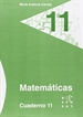 Portada del libro Matemáticas. Cuaderno 11
