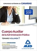 Portada del libro Cuerpo Auxiliar de la Administración Pública de la Comunidad Autónoma de Canarias. Temario volumen 1