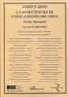 Portada del libro Comentarios a las Sentencias de Unificación de Doctrina. Civil y Mercantil. 2011-2012