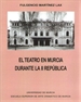 Portada del libro El Teatro en Murcia Durante la ii República