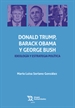 Portada del libro Donal Trump, Barack Obama y George Bush. Ideología y estrategia política