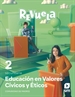 Portada del libro Educación en Valores Cívicos y Éticos. 1 y 2 Secundaria. Revuela. Comunidad de Madrid