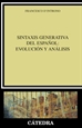 Portada del libro Sintaxis generativa del español: evolución y análisis