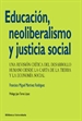Portada del libro Educación, neoliberalismo y justicia social