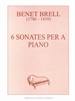 Portada del libro 6 sonates per a piano
