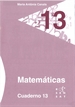 Portada del libro Matemáticas. Cuaderno 13