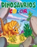Portada del libro Dinosaurios color