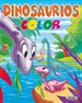 Portada del libro Dinosaurios color