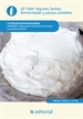 Portada del libro Yogures, leches fermentadas y pastas untables. inae0209 - elaboración de leches de consumo y productos lácteos