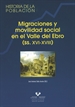 Portada del libro Migraciones y movilidad social en el Valle del Ebro (ss. XVI-XVIII)